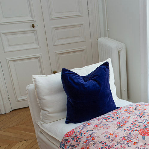 boutis ou courte pointe en velours de coton