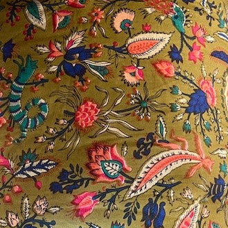 Boutis Winter Spring & coussin assorti – 110X180cm
