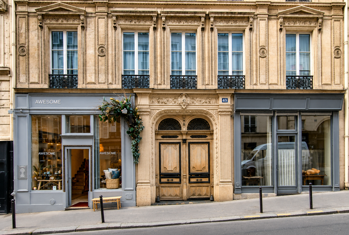 Façade boutique